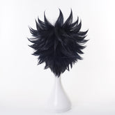 Anime Megumi Fushiguro Black Cosplay Wig Heat Resistant Synthetic Hair Halloween Carnival Props